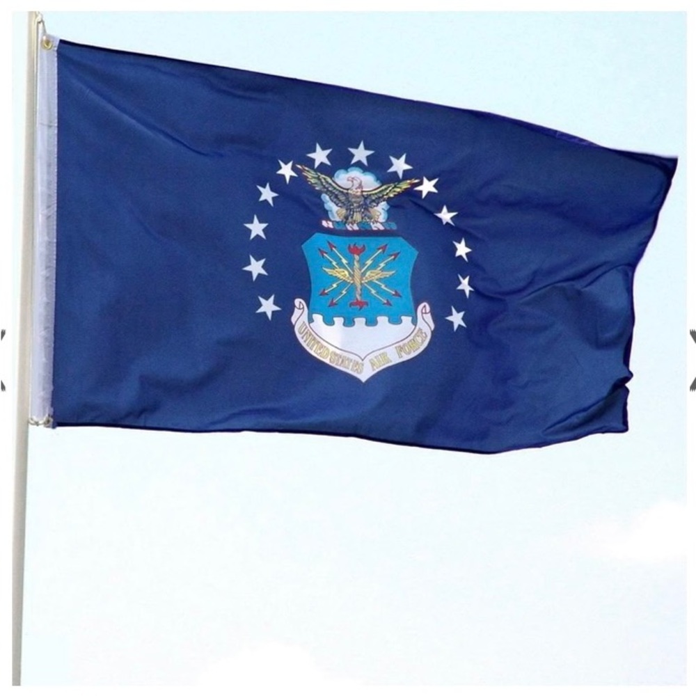 ✈️ 🇺🇸 3’X5’ Grommet Nylon US Air Force Flag - Picture 3 of 15